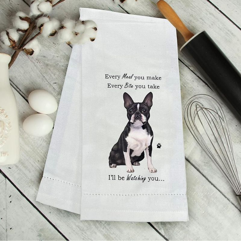 Boston Terrier Kitchen Towel